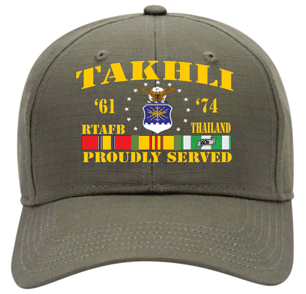 Takhli Thailand Proudly Served - OD Green