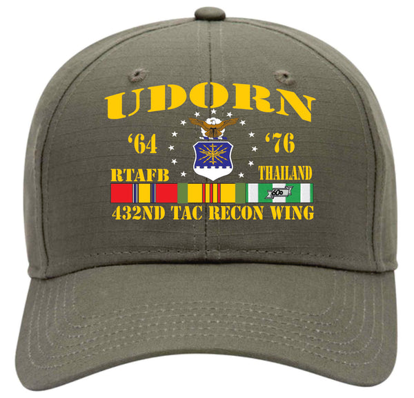 UDORN Thailand 432nd Tac Recon Wing - OD Green