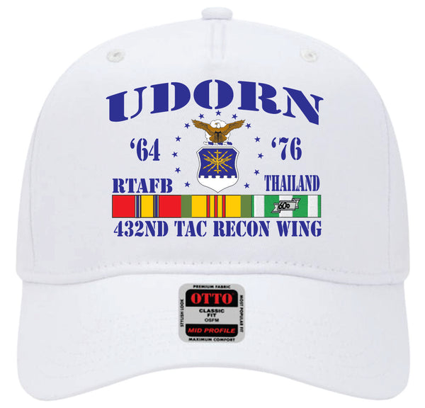 UDORN Thailand 432nd Tac Recon Wing - White