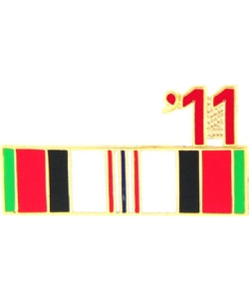 2011 Afghanistan Ribbon Pin -  (7/8 inch)