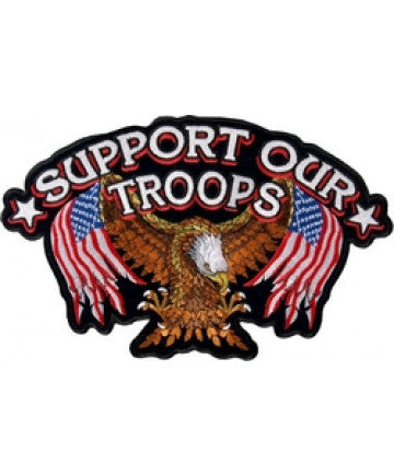 Support Our Troops Back Patch (4 X 3 inch)